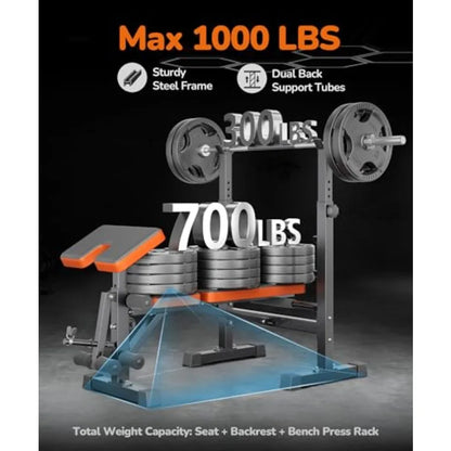 Multi-Function 6 in 1 Weight Bench Set.