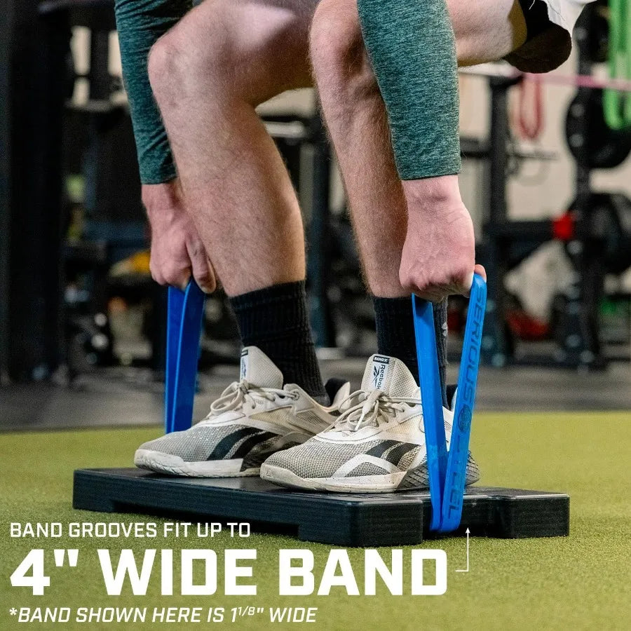 Resistance Band Footplate with Neoprene Bandguard.