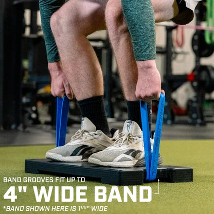Resistance Band Footplate with Neoprene Bandguard.