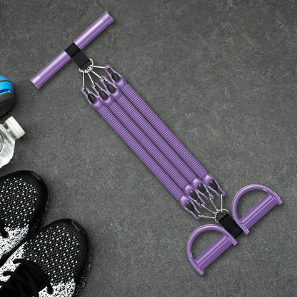 Multifunction Tension Rope Pedal with Handles Sit Up Leg Stretch.