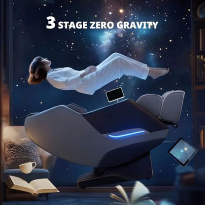 Full Body Zero Gravity Shiatsu Recliner. Wireless Charger Bluetooth