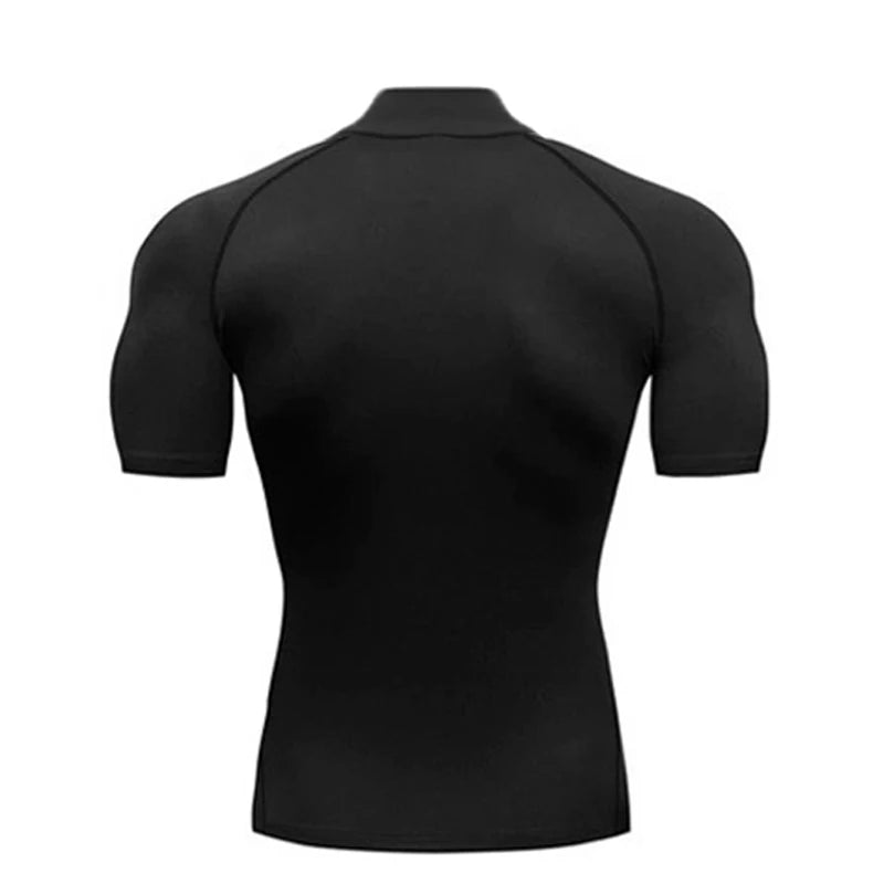 Train Like A Machine Gym Clothing Quick Dry Compression T Shirts