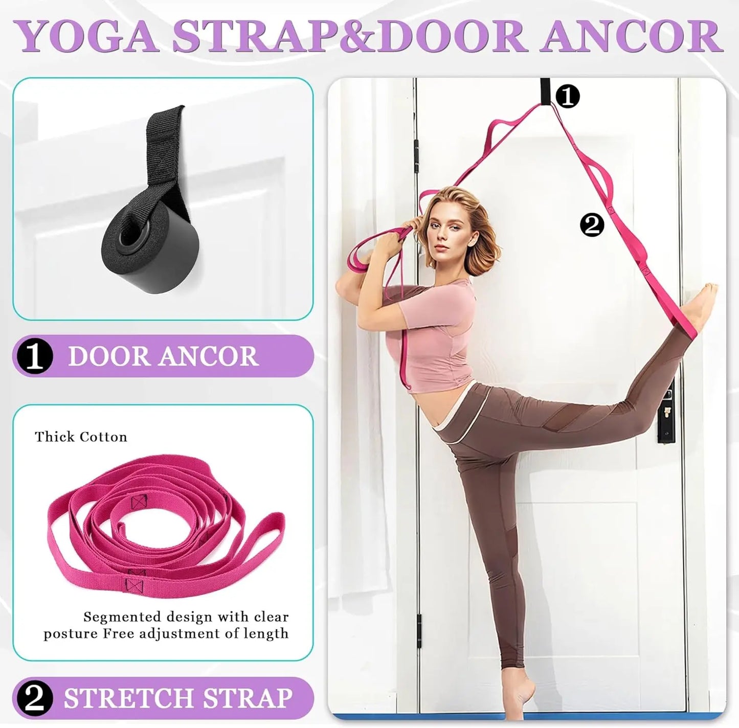 Complete Yoga Wheel Set with Blocks and Ball.