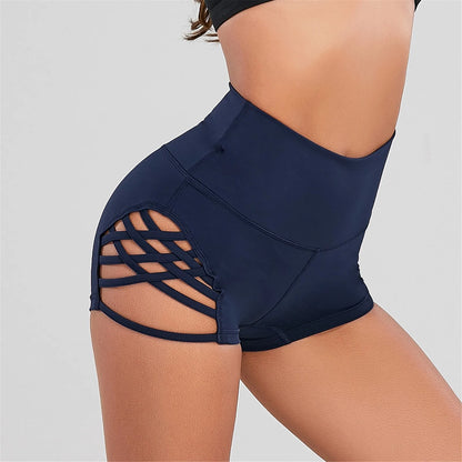 Casual Summer High Waist Tight Yoga Shorts.