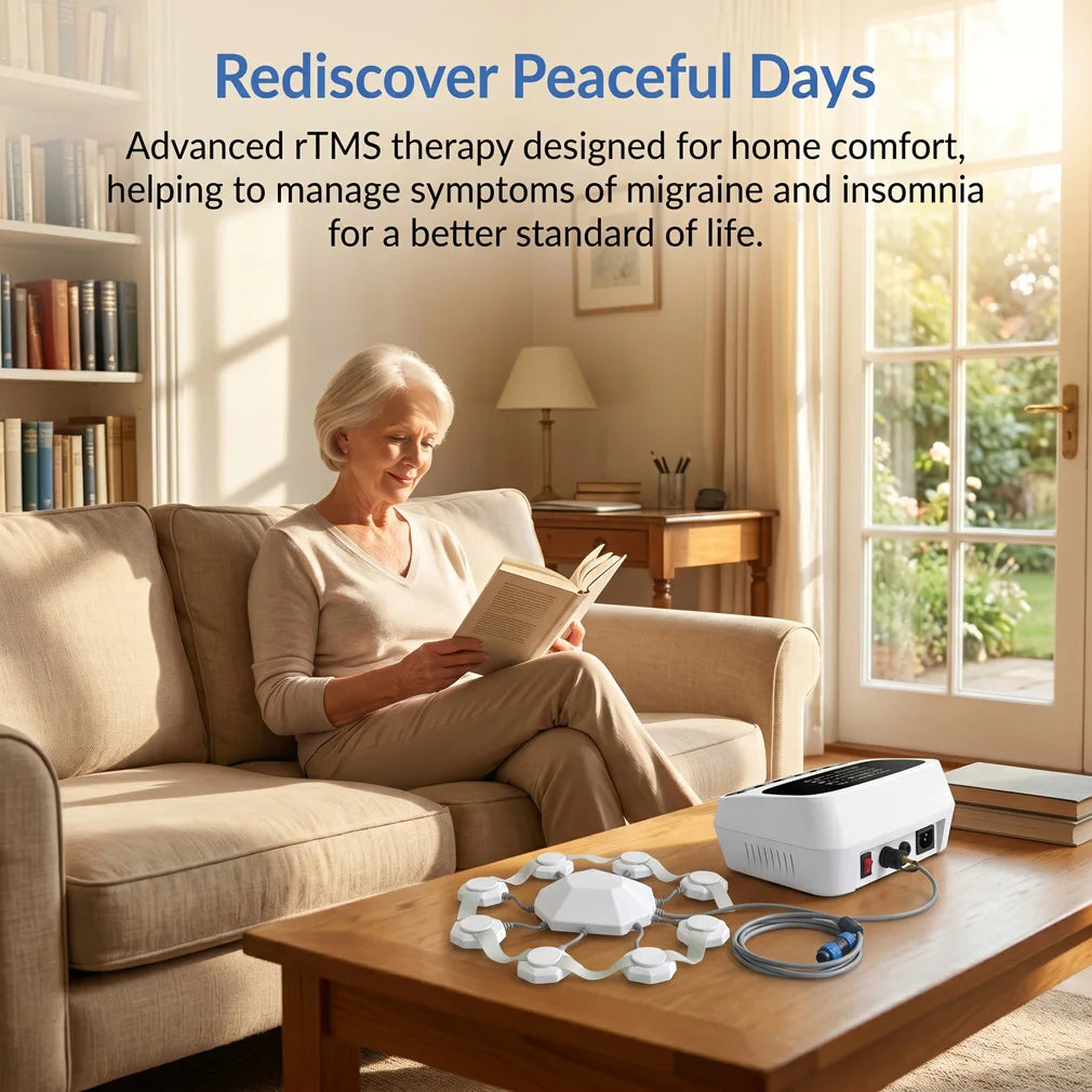 Magnetic Stimulator for Brain Health. Therapy for Chronic Fatigue & Migraine