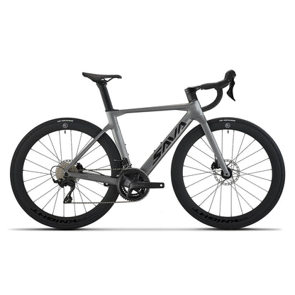 SAVA A7L Pro Carbon Fiber Road Bike, 700C Adult Racing Model.