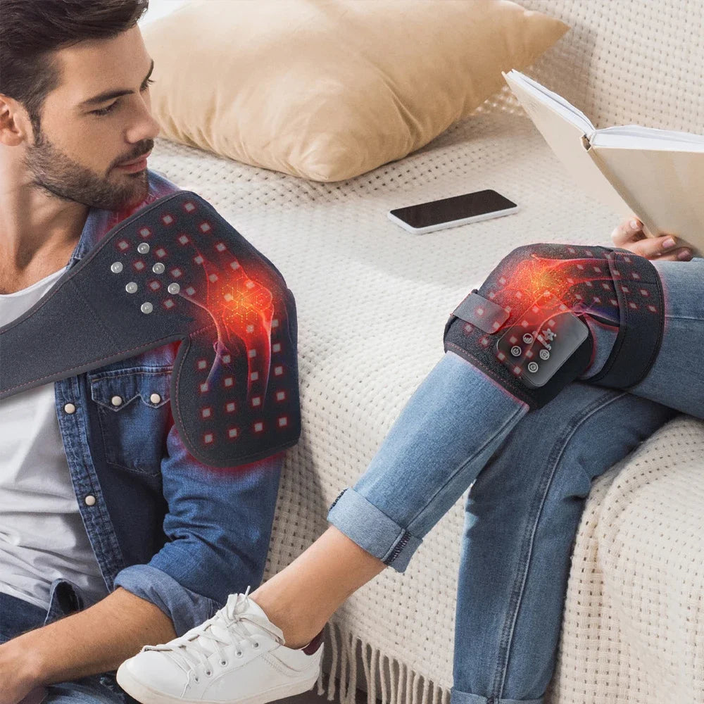 Red Light Therapy Electric Heating Knee Massage Pad.
