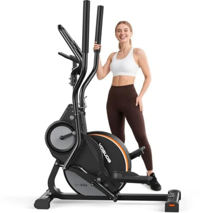 3-in-1 Elliptical + Cardio Climber + Stair Stepper.