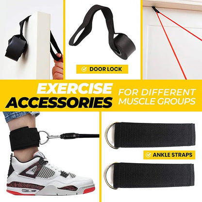 11pcs/Set Pull Rope, Resistance Bands, Portable Fitness Equipment,