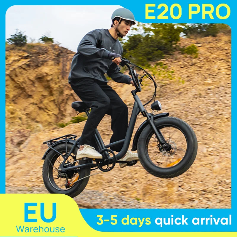 Fat Tire E-Bike 1500W Motor 48V 15.6Ah Battery 100Mi Range),