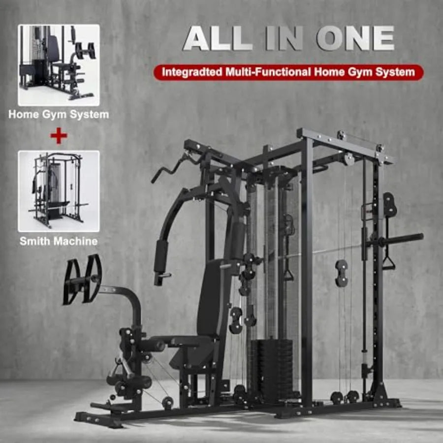 Multi-Functional Home Gym Smith Machine.