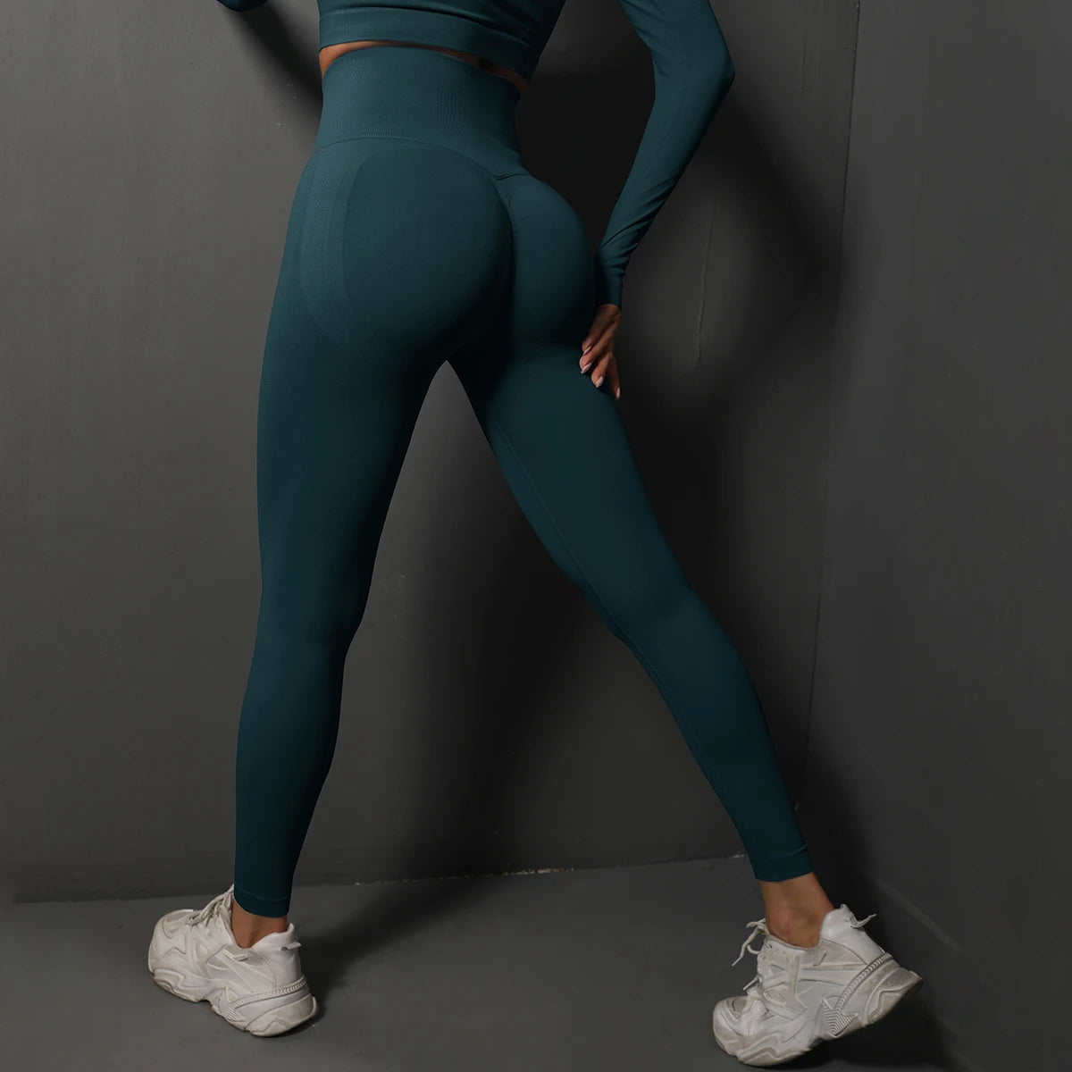 Seamless Sport Pants High Waist Fitness Leggings.