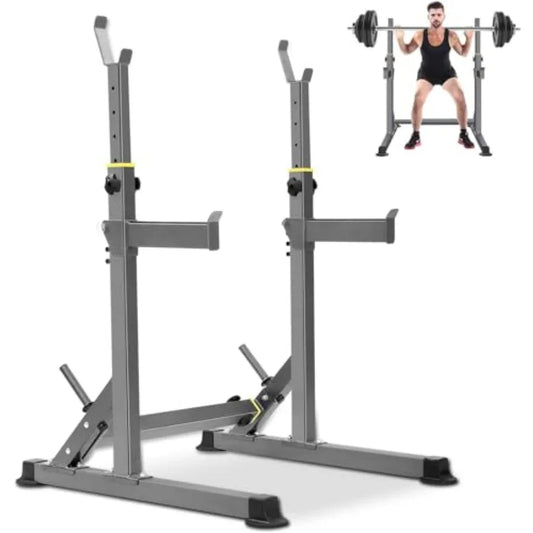 Adjustable Squat Rack Multi-Function Barbell Rack.
