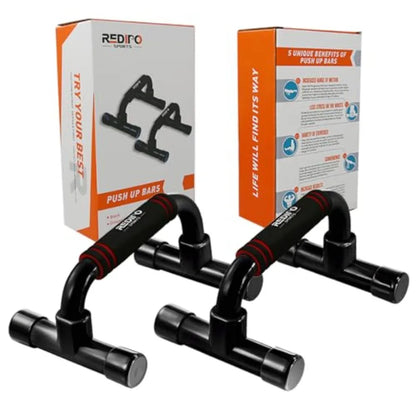 Push Up Bars Strength Training.