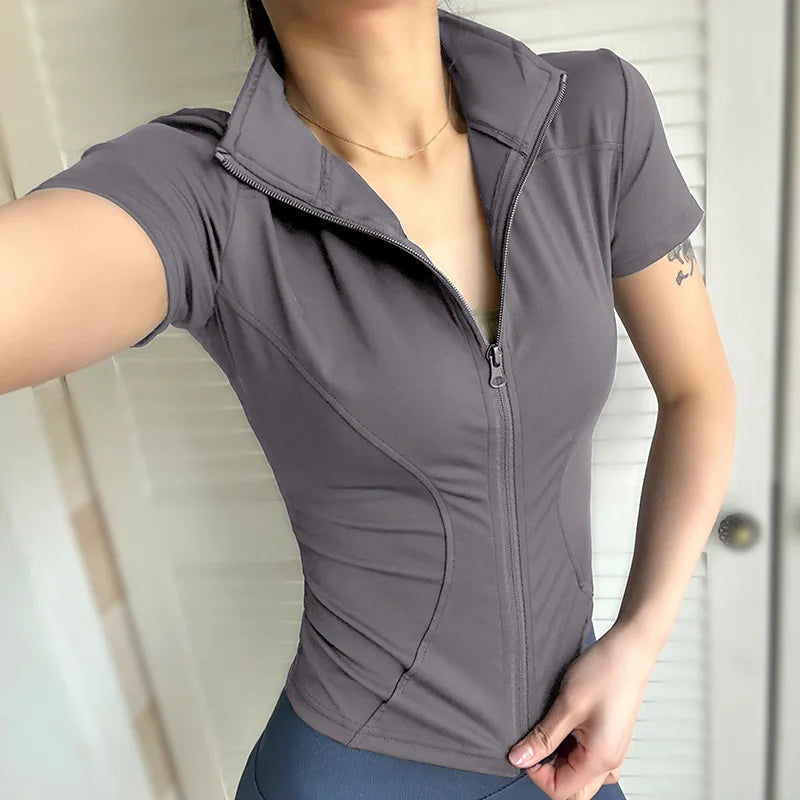 Summer High Waist Slimming Training Top.