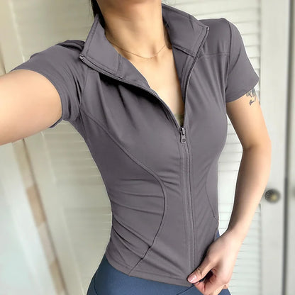 Summer High Waist Slimming Training Top.