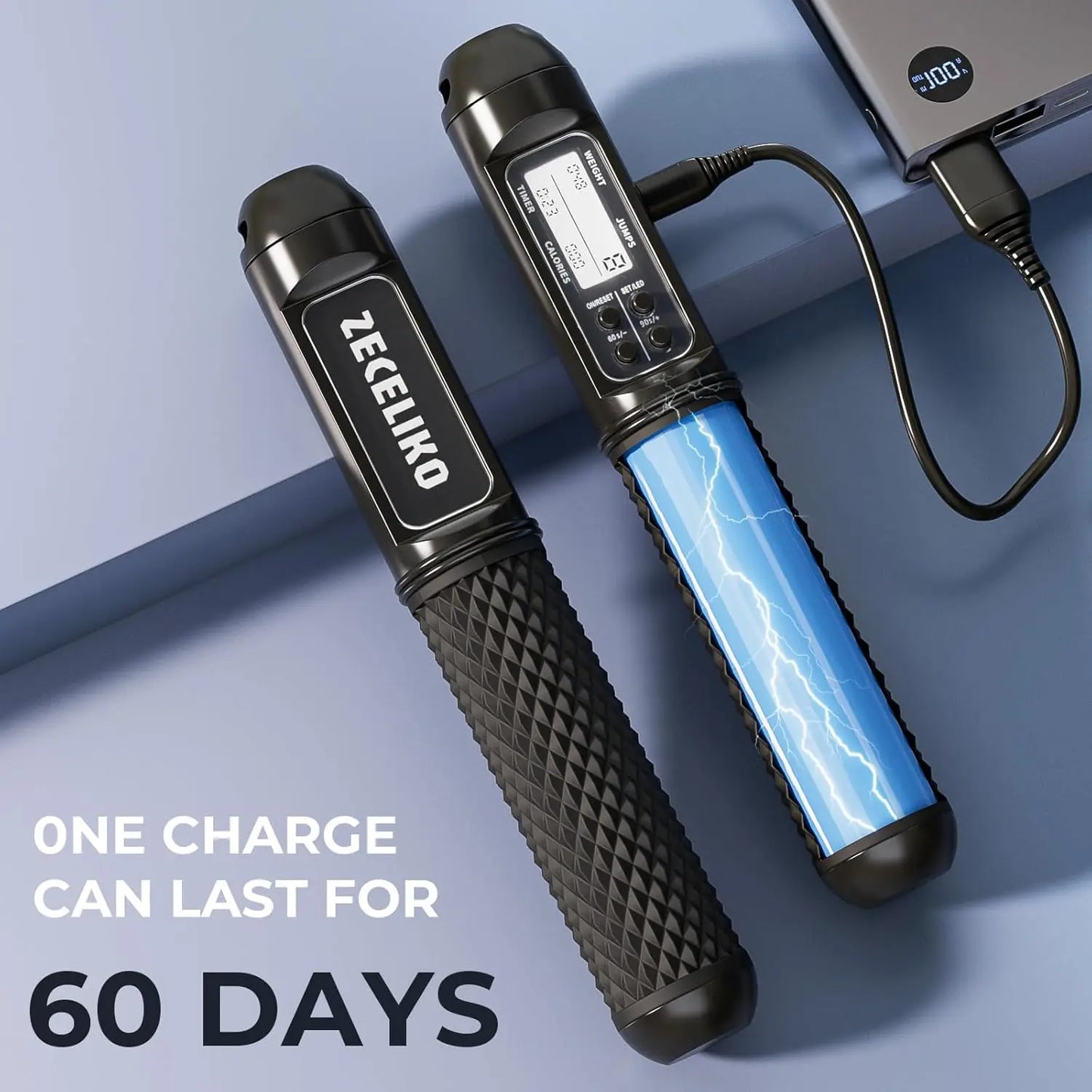 Smart LED Jump Rope with Counter.