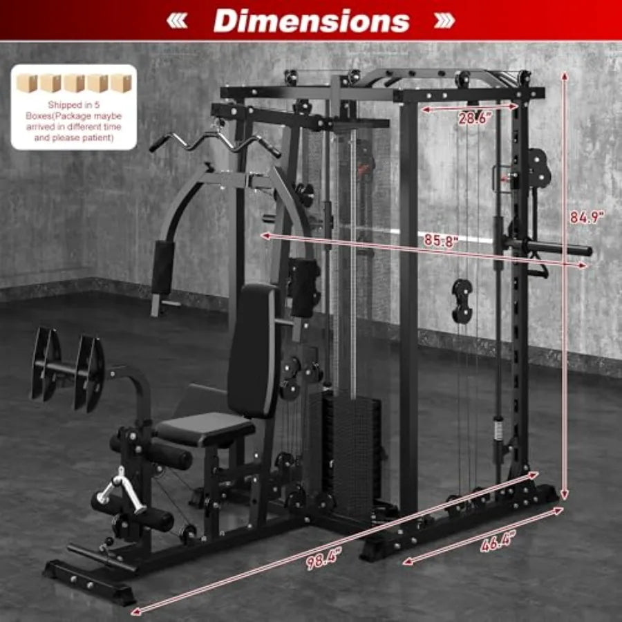 Multi-Functional Home Gym Smith Machine.