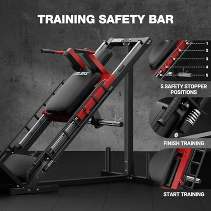 Squat Machine for Home Gym with Linear Bearing.