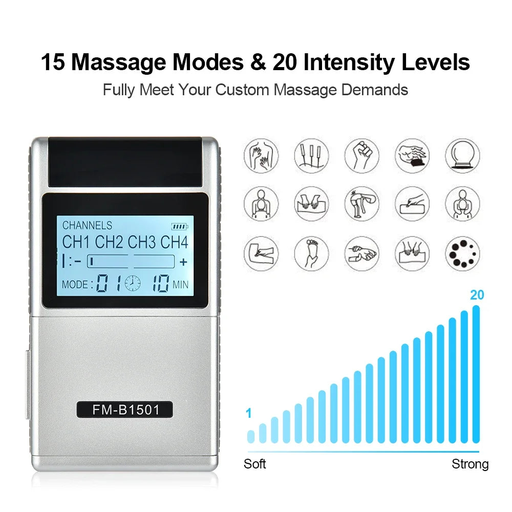 15 Modes Electric Muscle Stimulator.