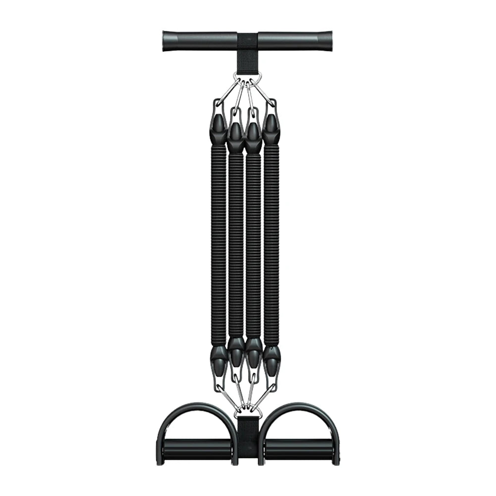 Multifunction Tension Rope Pedal with Handles Sit Up Leg Stretch.