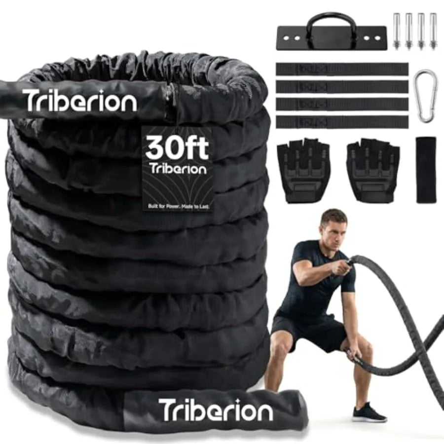Battle Rope For Home Gym Workout.