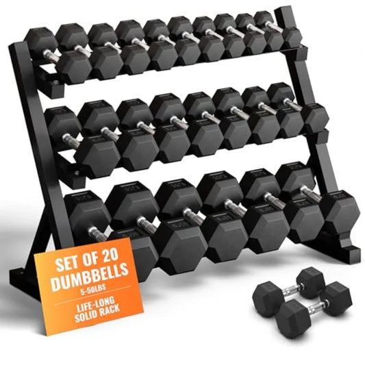 Total Weight Rack with Dumbbells for Home G