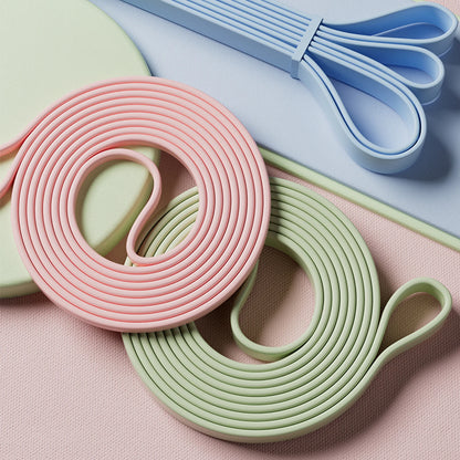 Ladies Silicone Fitness Stretch Band for Yoga Resistance Training.