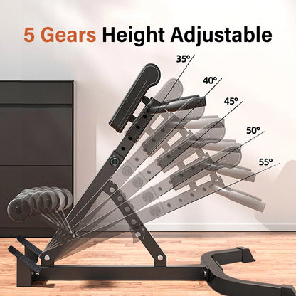 Folding Roman Chair Bench, Strength Training.