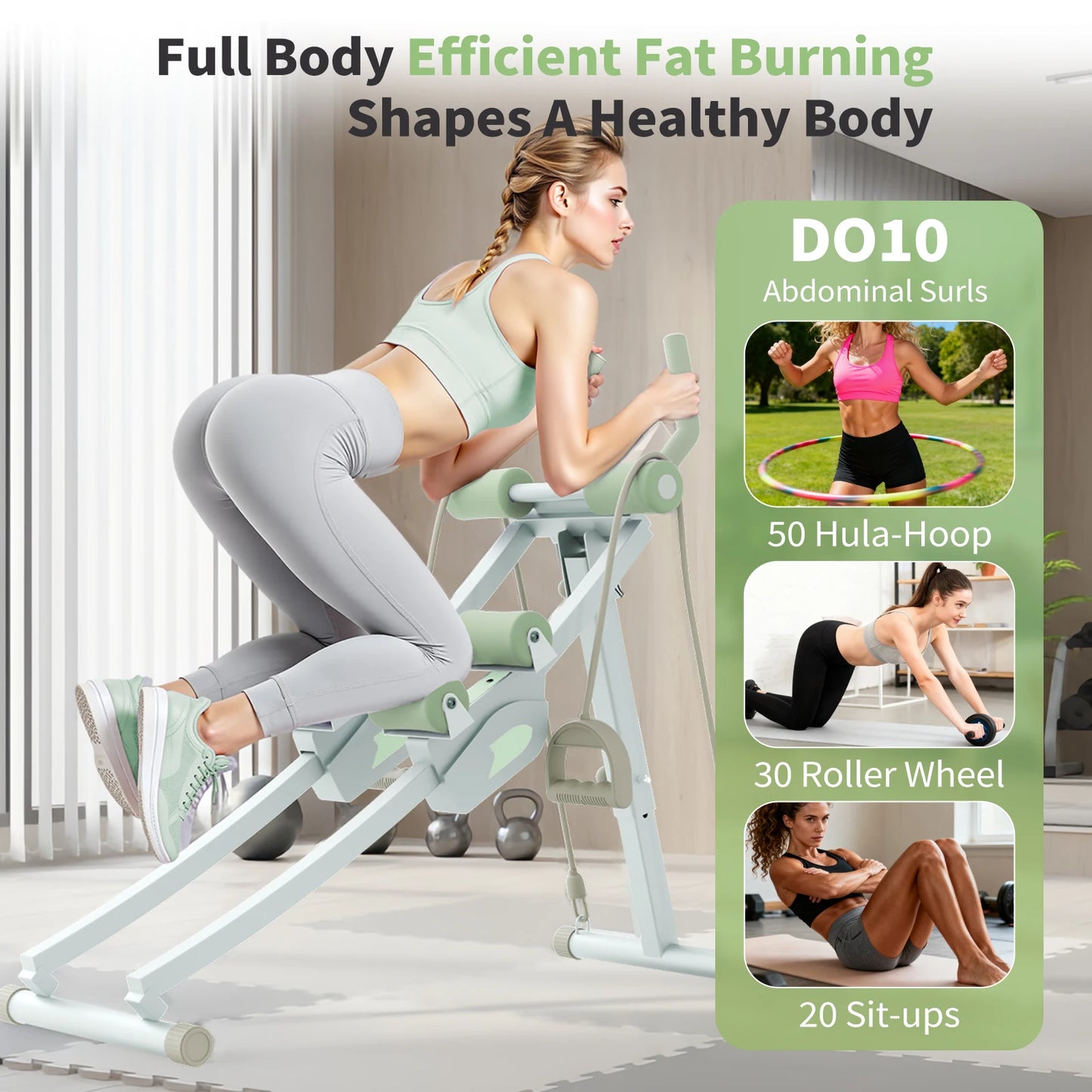 Abdominal Curling Exercise Machine Adjustable.