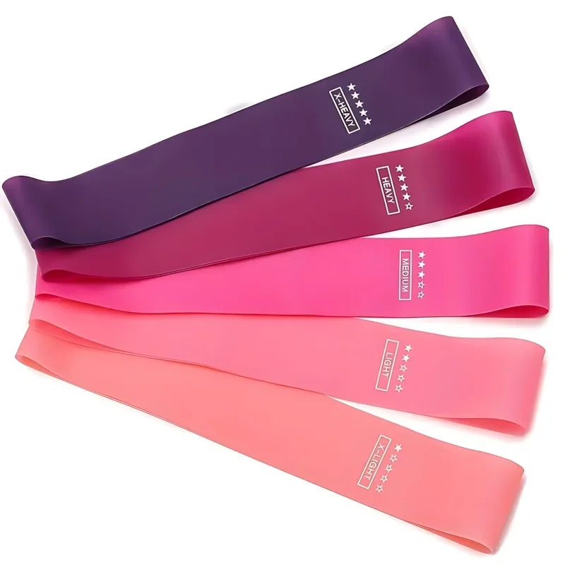 5 Piece Exercise Resistance Bands.