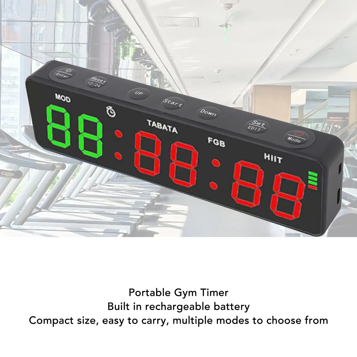 Portable Stopwatch Countdown and Count Up Digital Timer.