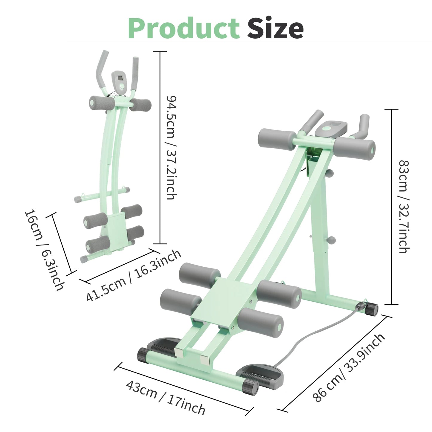 Abdominal Curling Exercise Machine Adjustable.