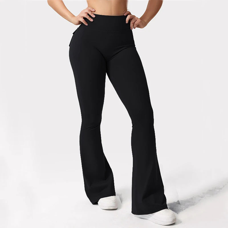 Women's Yoga Flare Trousers.
