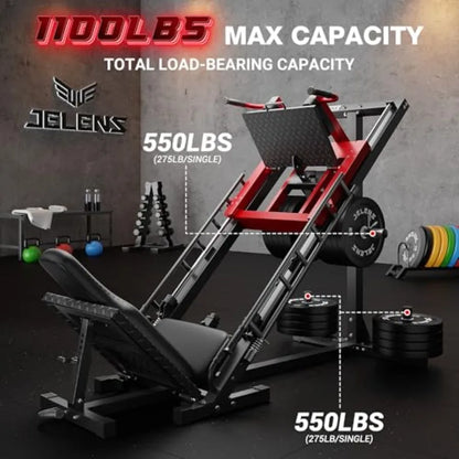 Squat Machine for Home Gym with Linear Bearing.