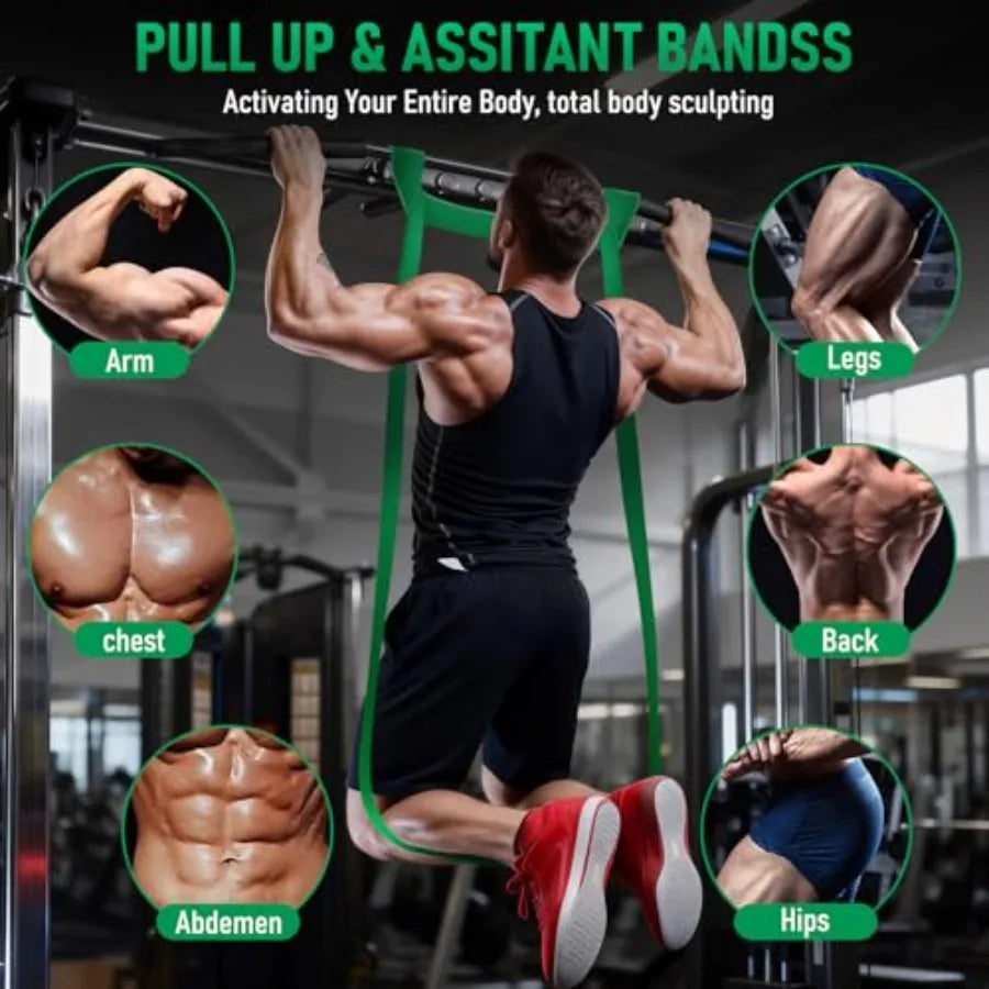 , Pull Up Assistance Bands Set.