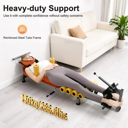 Adjustable Back Stretch Bench, Neck Stretcher.
