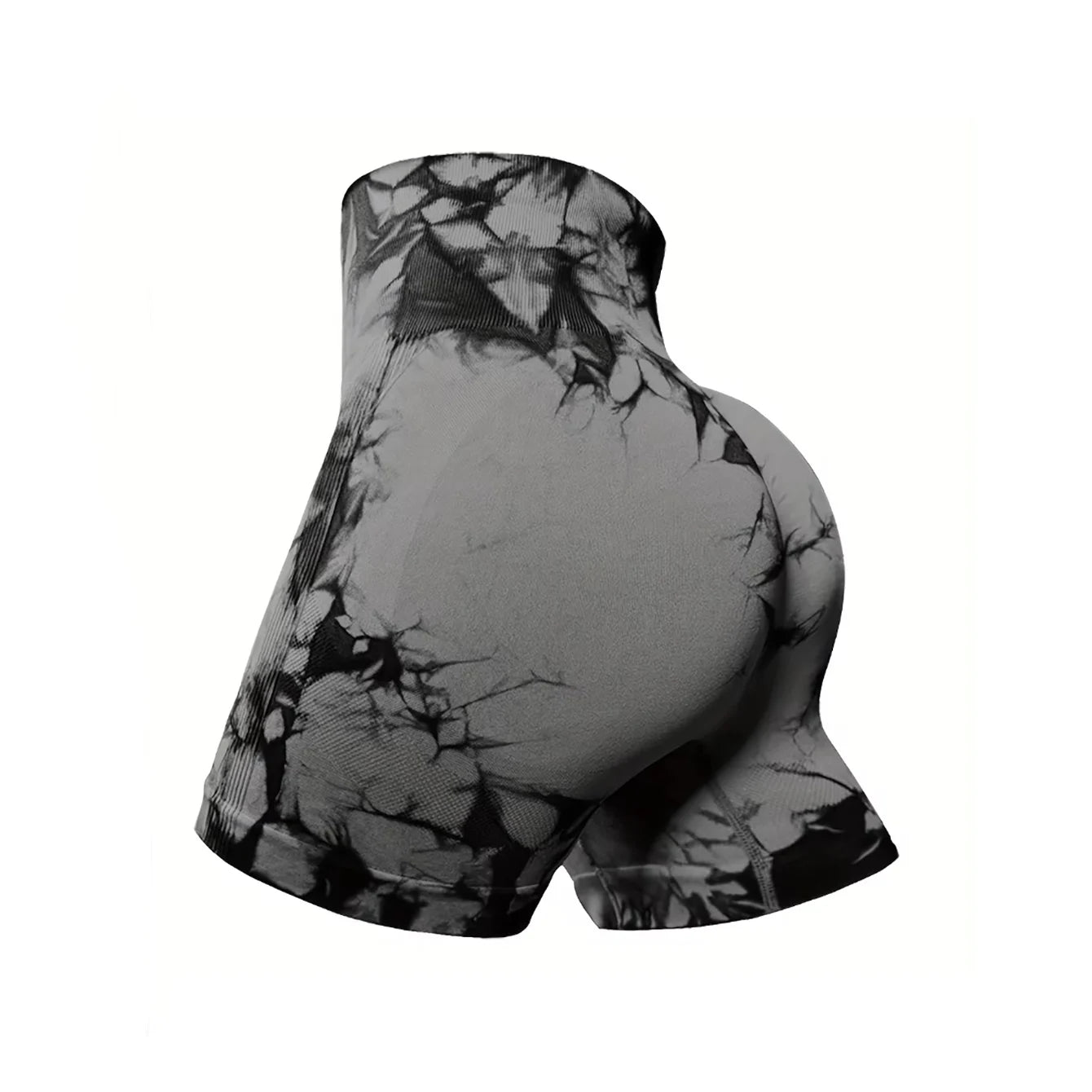 High Waisted Yoga Gym Seamless Booty Biker Shorts.