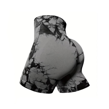High Waisted Yoga Gym Seamless Booty Biker Shorts.