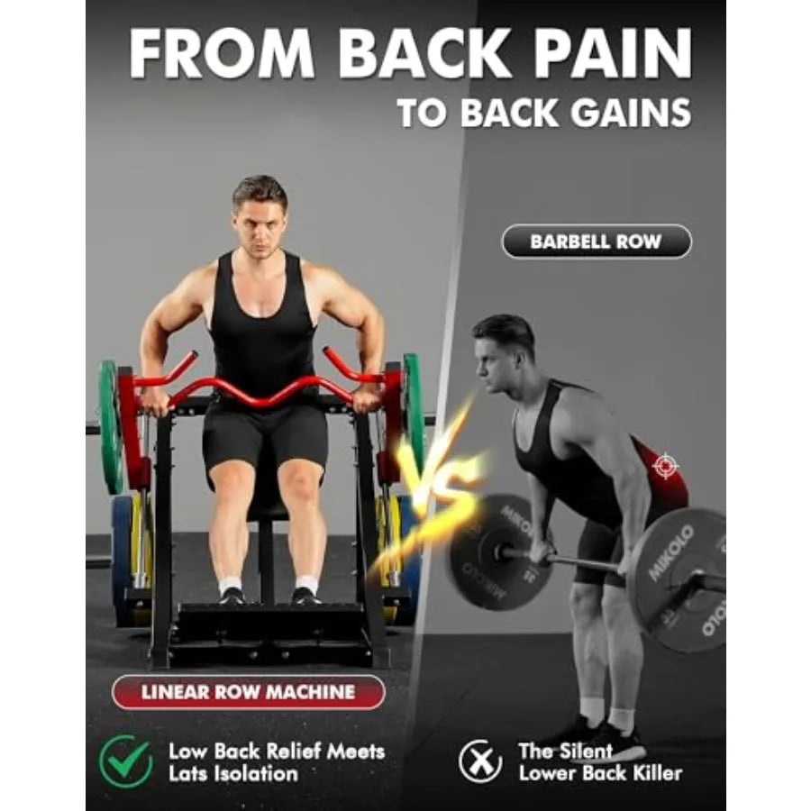 Linear Row Machine for Home Gym.
