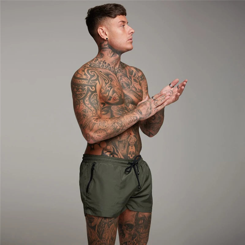 Men's Running Sports. Shorts Breathable.