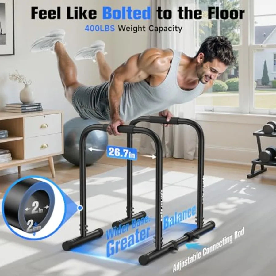 Adjustable Dip Bar Station Heavy Duty.