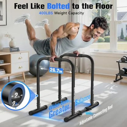 Adjustable Dip Bar Station Heavy Duty.