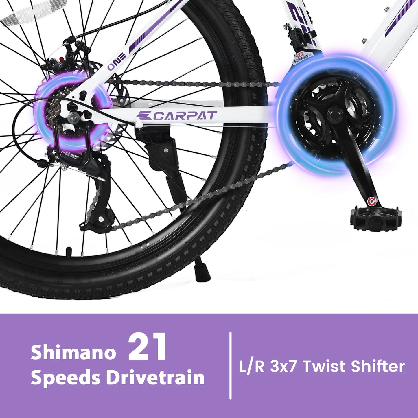 Mountain Bike 24 26 Inch Wheels, 21-Speed Disc Brake, Female Bicycles,