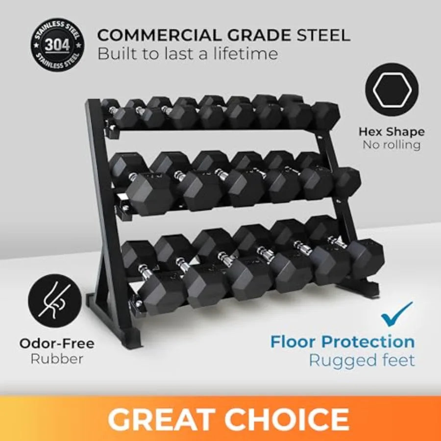 Total Weight Rack with Dumbbells for Home G