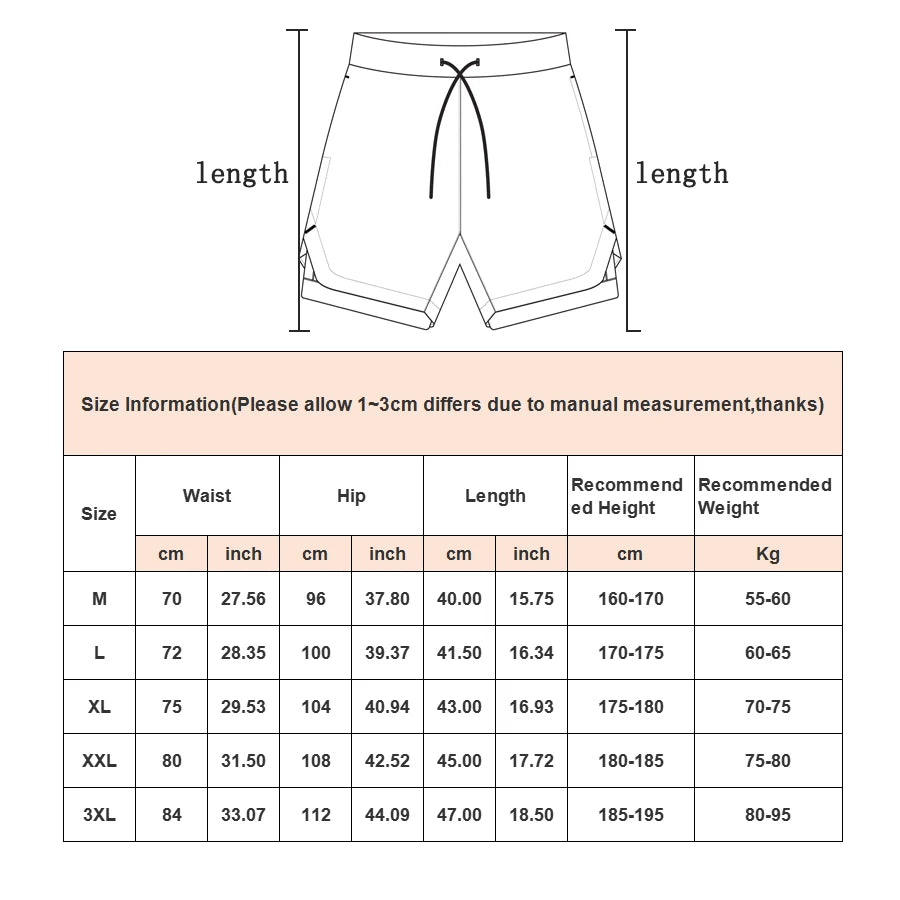 Camo Running Shorts 2 In 1 Quick Dry