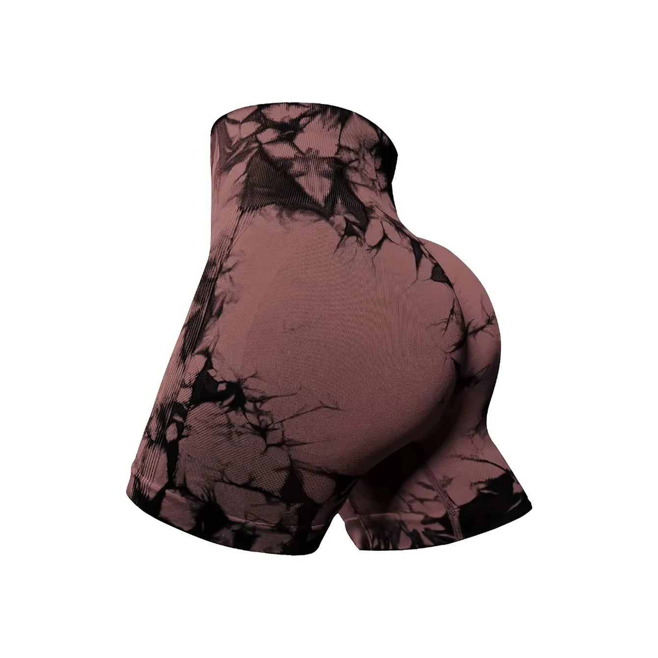 High Waisted Yoga Gym Seamless Booty Biker Shorts.