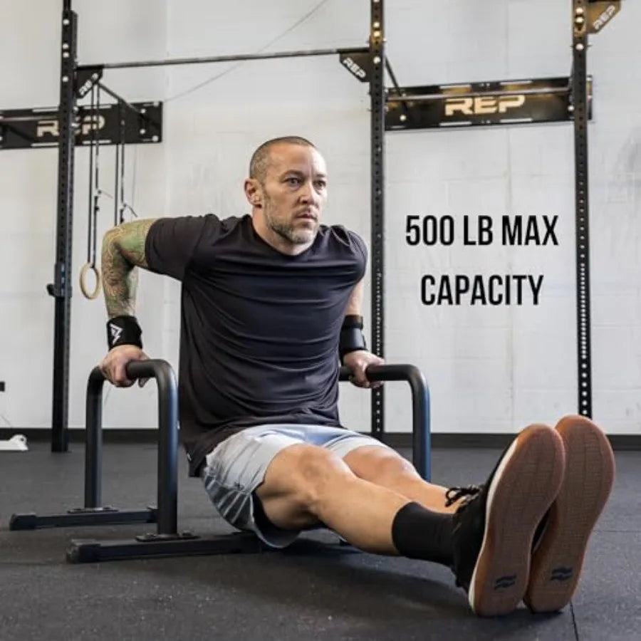 Fitness Parallette Bars Push Up Handles for Floor Calisthenics.