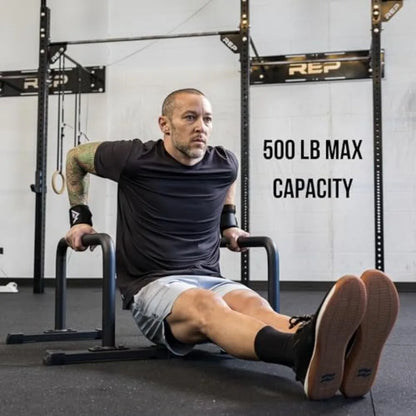 Fitness Parallette Bars Push Up Handles for Floor Calisthenics.