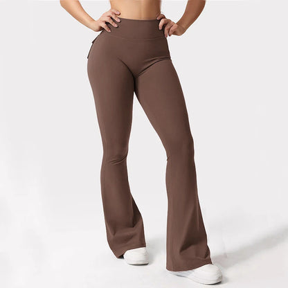 Women's Yoga Flare Trousers.